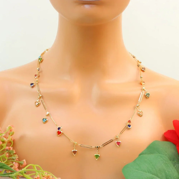 "New Beautiful Design Necklace Chain for Women/Girls, Gift, N584 - Picture 1 of 10